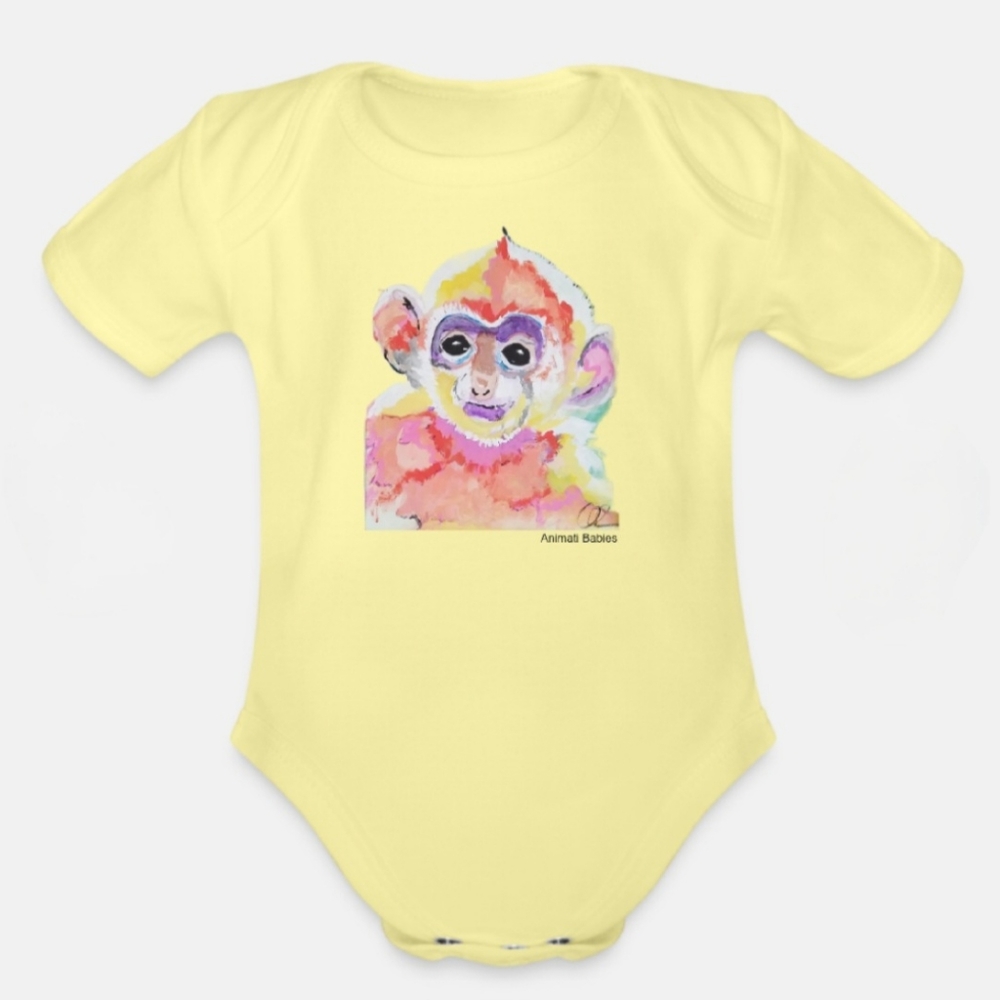 Fun Baby Onsesie with Monkey